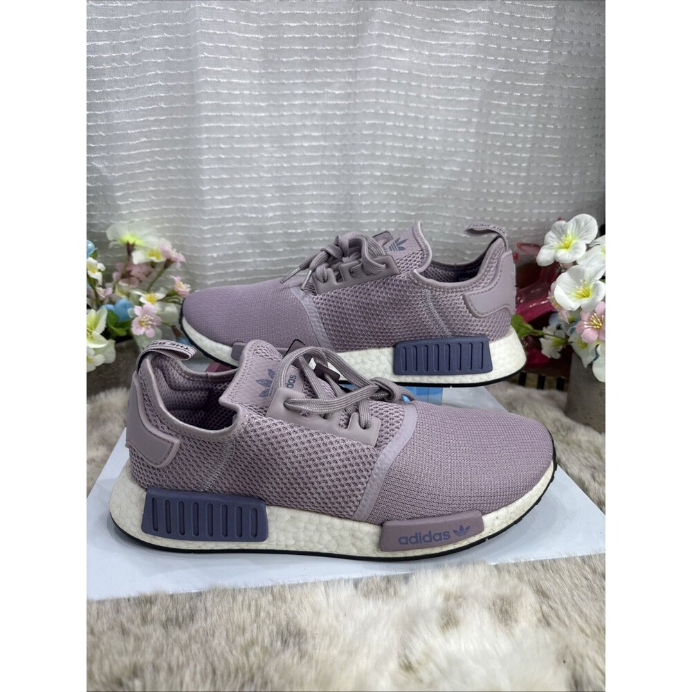 (N7)Adidas NMD R1 Shoes Womens Sz 11,Lavender Purple Boost Casual Running BD8012